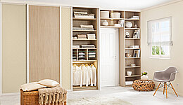 Einbauschrank Cremeweiß Cabinet